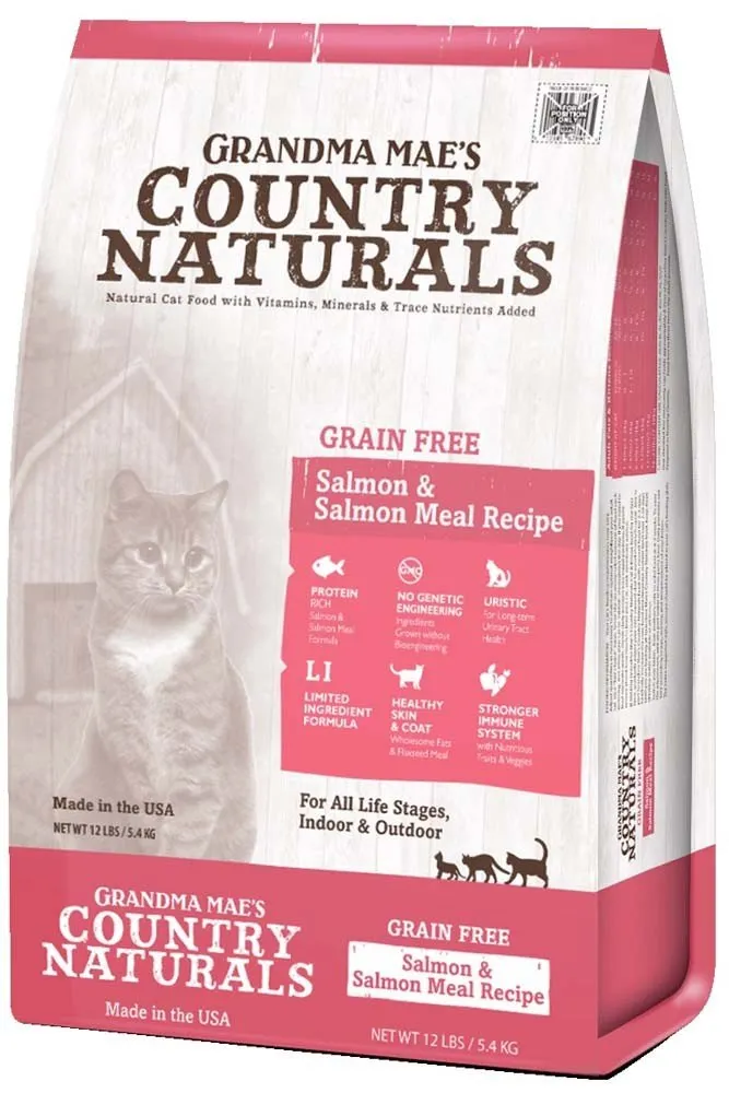 Grain-Free Salmon Meal Recipe for Cats & Kittens, 3 Pounds, Non-GMO, High-Quality Ingredients