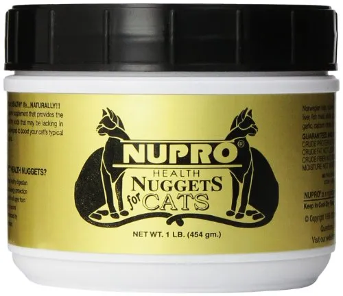 Nupro Health Nuggets for Cats 1lb - Veterinarian Recommended All-Natural Supplement